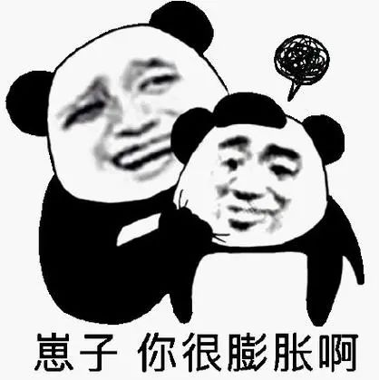 崽子 你很膨胀啊