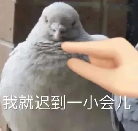 我就迟到一小会儿
