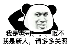 我是老司。 。哦不 我是新人，请多多关照