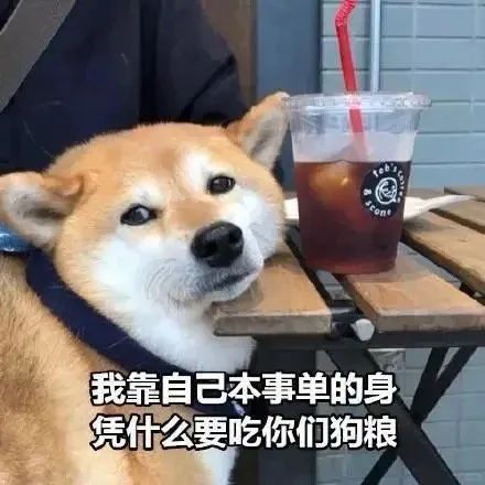 我靠自己本事单的身 凭什么要吃你们狗粮