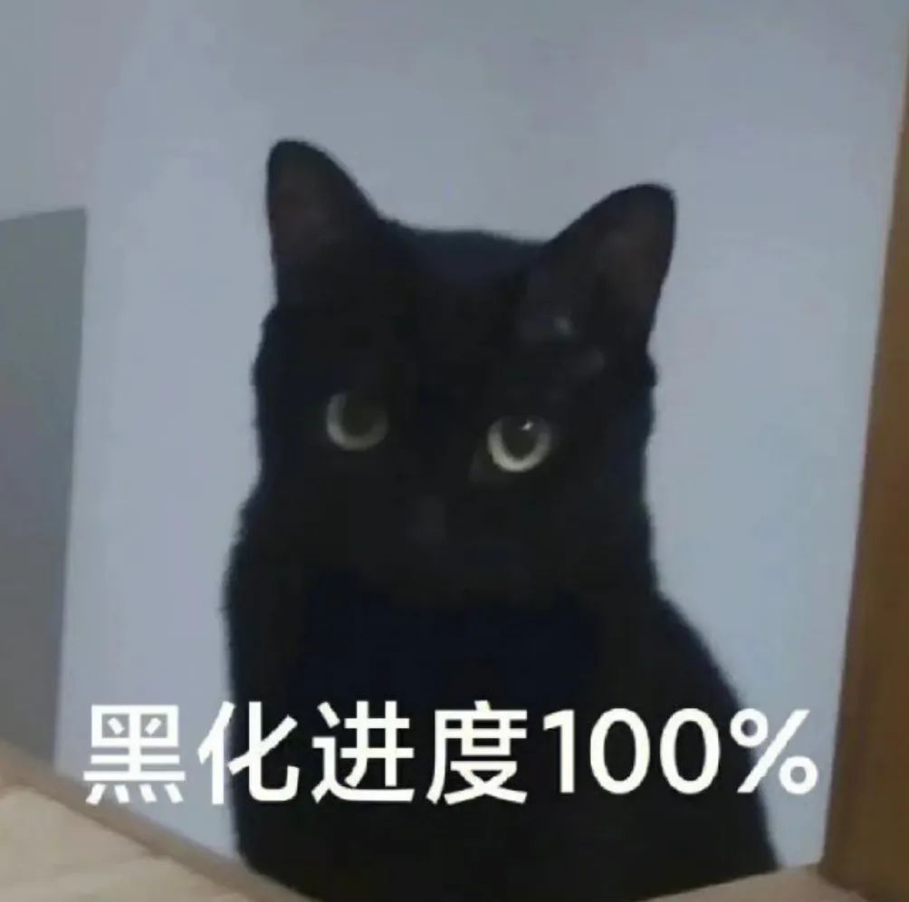 黑化进度100%