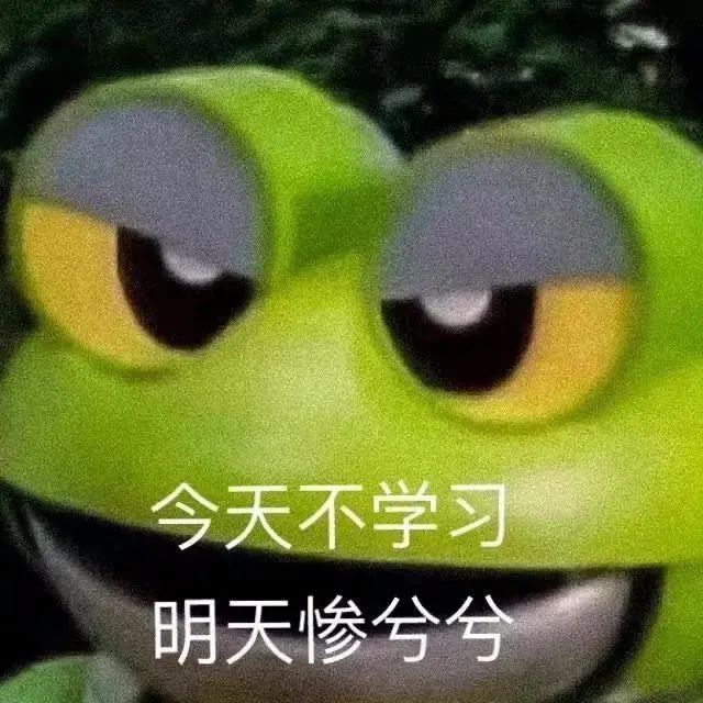 今天不学习 明天惨兮兮
