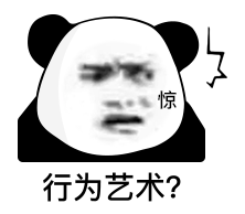 惊 行为艺术？