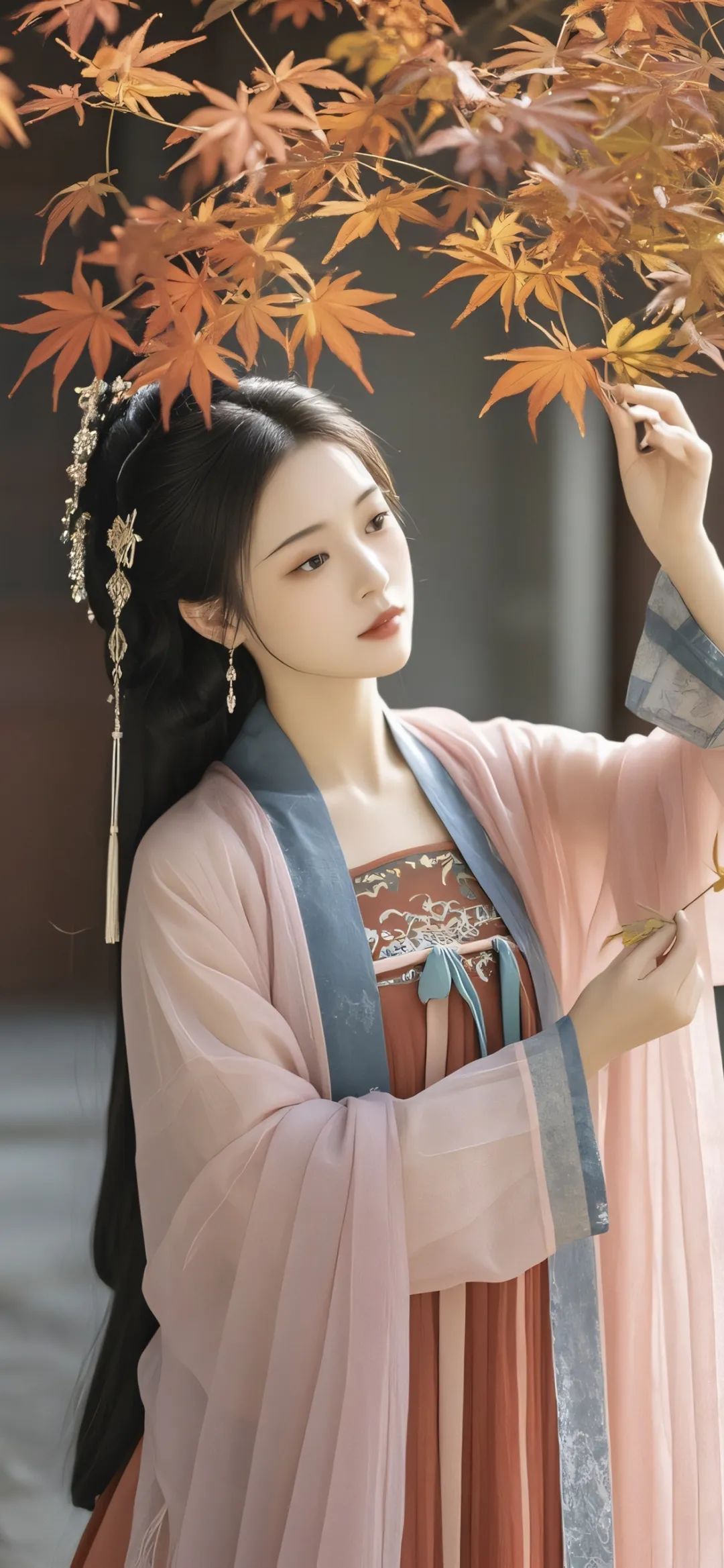 古风女子绝美渣男手机壁纸