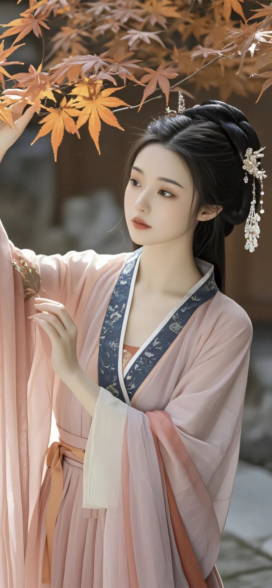 古风女子绝美渣男手机壁纸