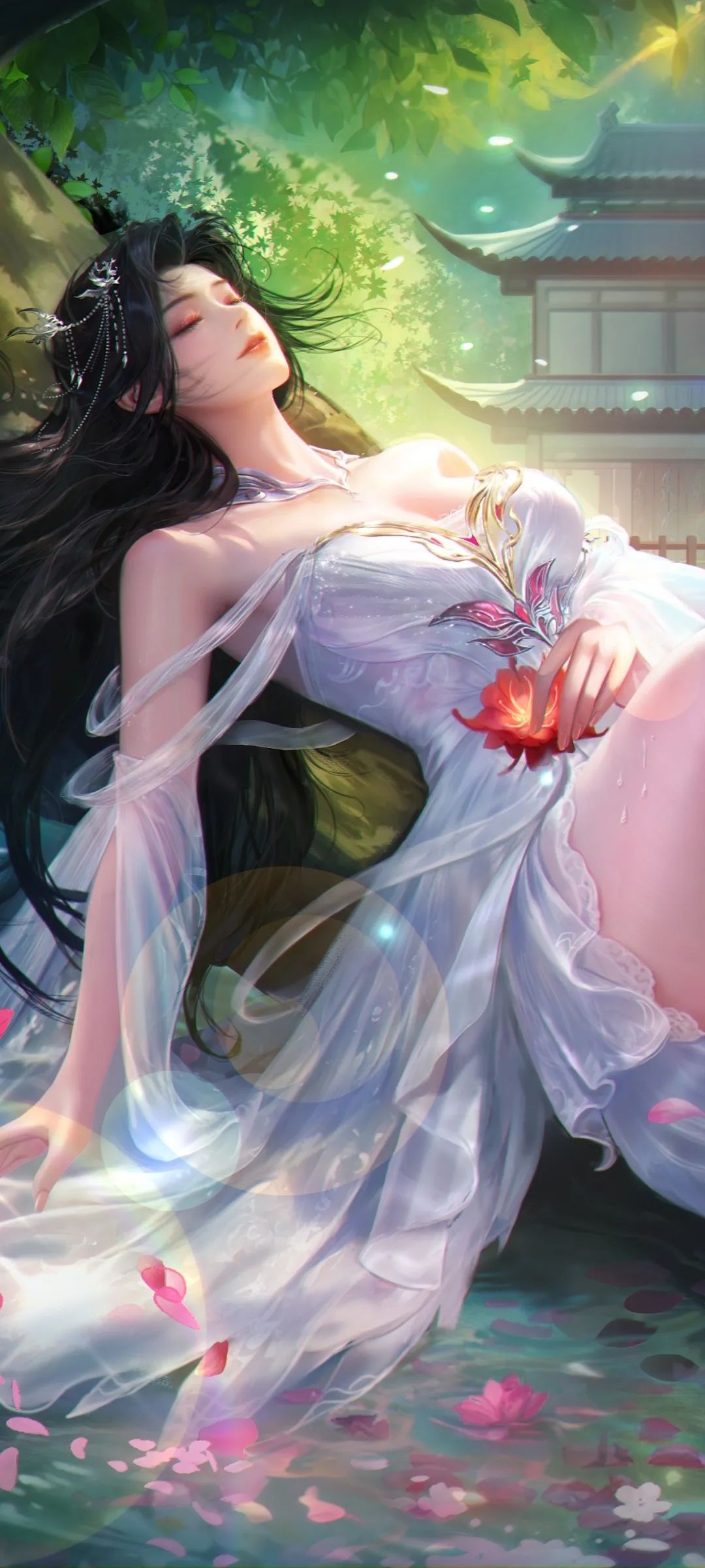 完美世界火灵儿全面屏手机壁纸
