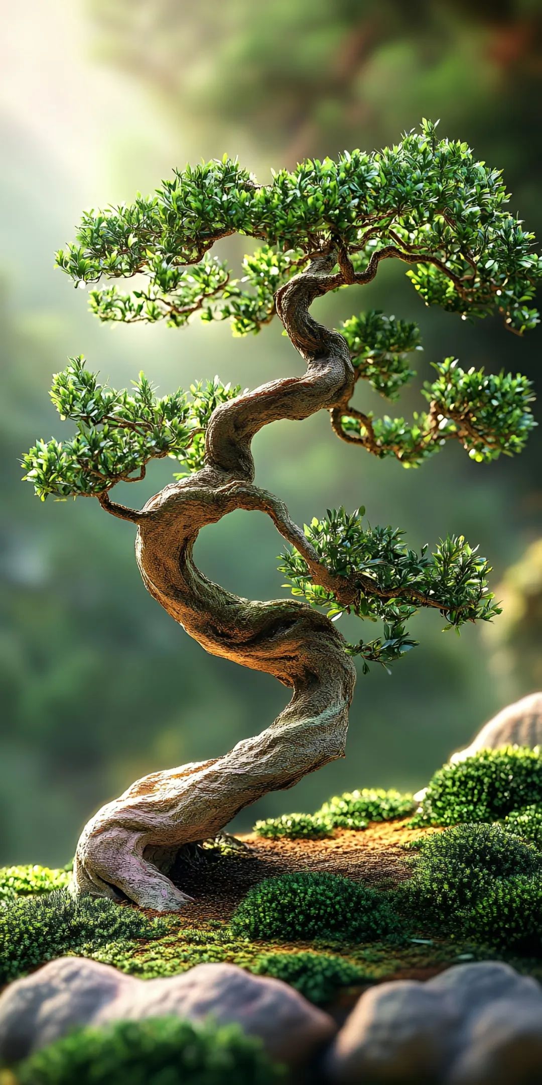 绿植迎客松高清手机壁纸