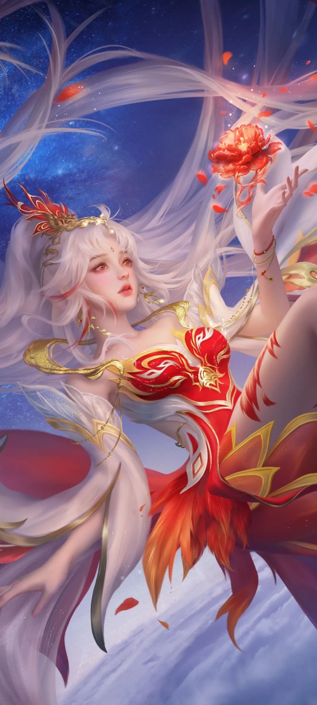 完美世界火灵儿全面屏手机壁纸