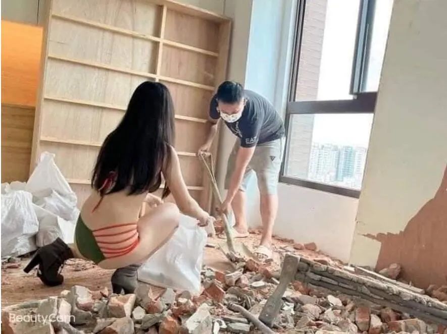 请传播妹来工地干粗活