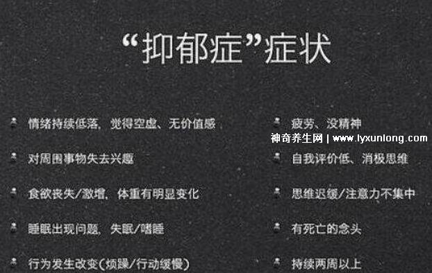 查查你有抑郁的表现吗,超过六条你就抑郁了