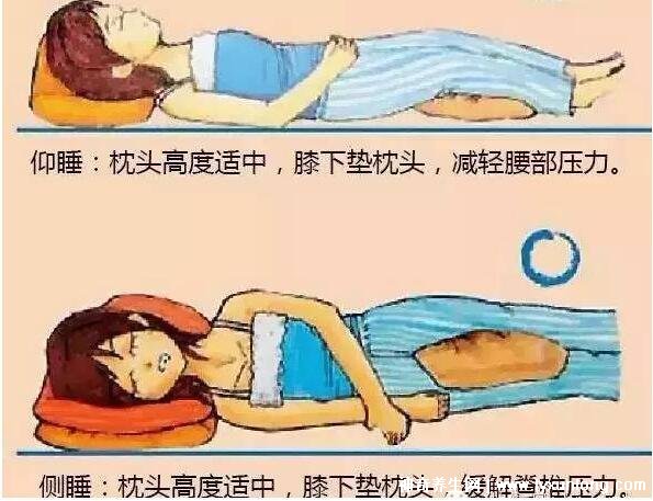 腰椎最怕三种睡姿图片