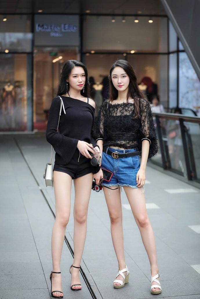时尚美女街拍:迷人靓丽的美女,走在哪里都是焦点