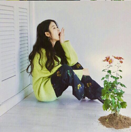 清甜的韩国女星：李知恩可人清纯的仙女穿搭
