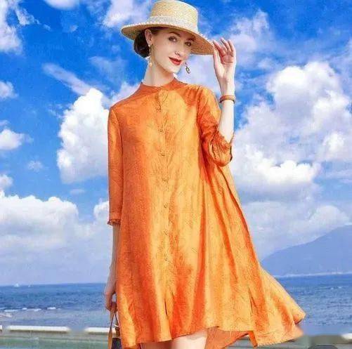这“美人眷”连衣裙20年根本见不到,适33~56岁女人,时髦美又嫩