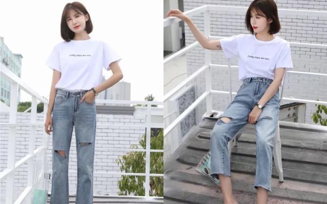 身高低于160的女生，夏天穿这种长度的裤子最显腿长又显瘦