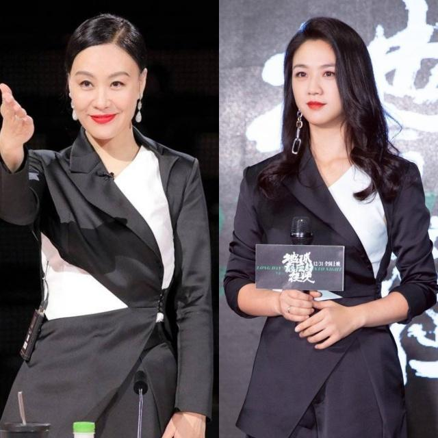 邬君梅新造型美出新高度,一袭亮片星空裙浪漫吸睛,53岁气质出众